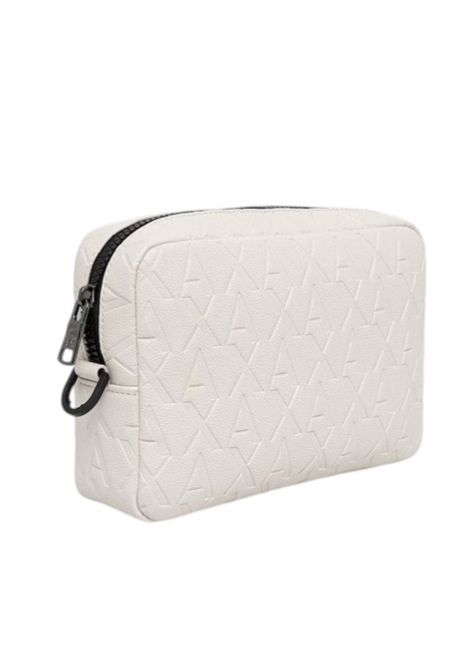 Pochette con logo goffrato all over ARMANI EXCHANGE | Beauty Case | XM001272 AF12133U1074